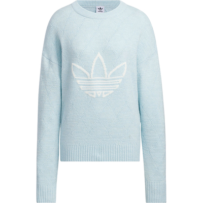 Adidas/阿迪达斯正品三叶草女士休闲针织宽松户外卫衣JN0715