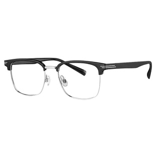 BOLON暴龙近视眼镜框眉框女轻质钛架商务半框男防蓝光镜片BA6013
