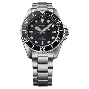【自营】SEIKO精工手表男潜水户外运动风太阳能石英男表SNE597P1