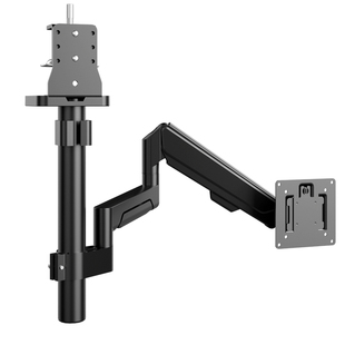 学生党专用显示器吊装支架倒挂书架橱柜倒装机械臂电脑屏幕悬臂