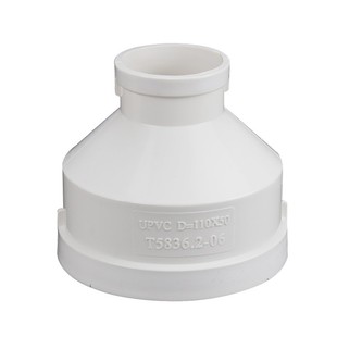 PVC排水管大小头偏心变径直接弯头下水管同心异径接头110转50 75