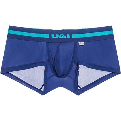 U&I个性u凸设计超薄微透男士内裤