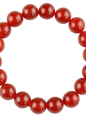 厂家直销天然红玛瑙酒红色手串