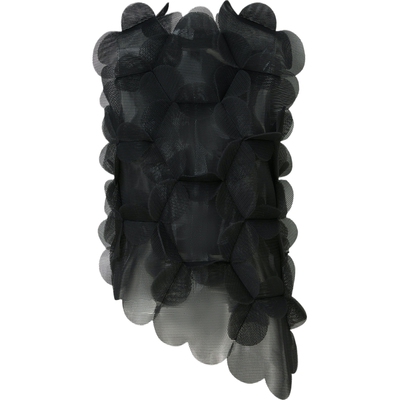 【折扣】BEBE PASKAL女士黑色无袖网布设计感上衣