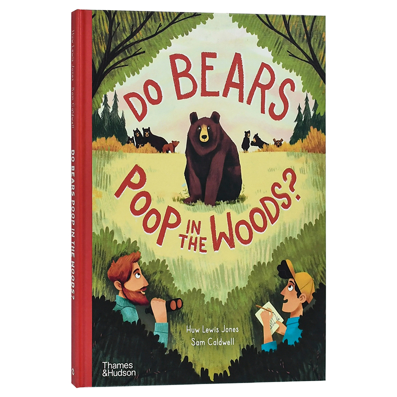 【现货】 Do Bears Poop in the Woods?，熊会在森林里便便吗？英文原版图书籍进口正版儿童故事启蒙益智绘本 Huw Lewis Jones