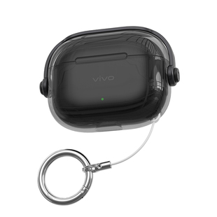 适用vivo TWS 5透明简约耳机壳5Hi-Fi版耳机套TWS4创意支架防丢保护壳软壳iQOOTWS2耳机套iQ00 TWS 5软保护套