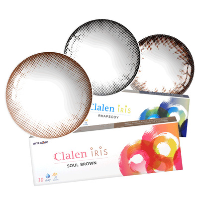 【19.9元10片 清仓特价】韩国Clalen灰色蓝色美瞳日抛5片装