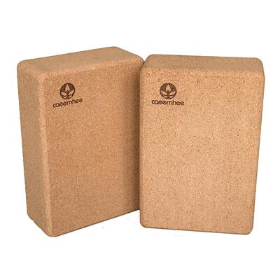 卡益舞蹈艾扬格专业实木软木瑜伽砖高密度大人男女通用大尺寸加厚