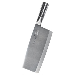 十八子作菜刀 家用切菜刀厨师专用斩切两用刀不锈钢刀具