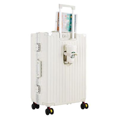 多功能行李箱铝框静音万向轮