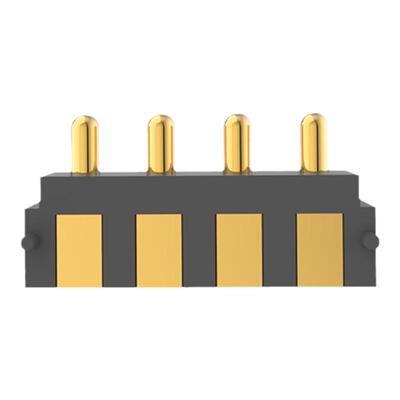 侧贴弹簧针连接器公母座