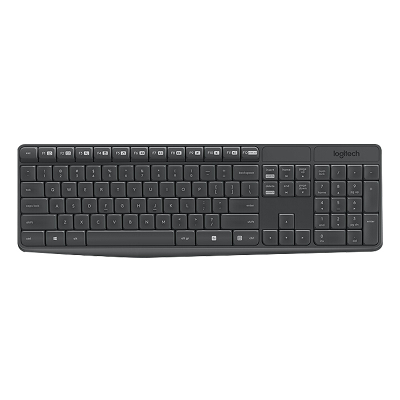 Logitech罗技K375S MK235 MK315台式机无线键盘保护膜防尘罩透光