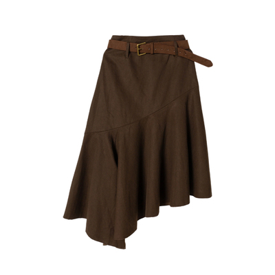 ENJOYME商场同款美式斜边半身裙