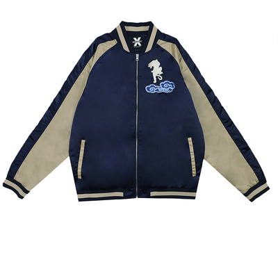 EdHardyX绣花宽松休闲棒球服夹克