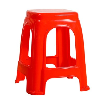 特厚塑料凳胶凳家用加厚高凳贴花