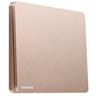 西门子开关插座面板睿致玫瑰金色睿智86型家用四开双五孔三孔16A