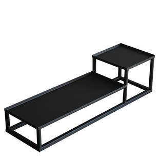 日式组合铁艺茶棚茶艺展示架博古架茶具收纳架多宝阁功夫茶具配件