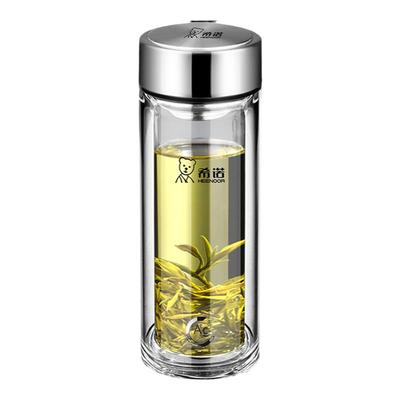 希诺玻璃杯抗菌车载水杯