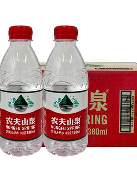 农夫山泉饮用天然水380ml24瓶