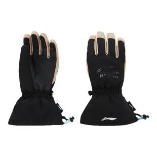 李宁滑雪手套男女大童冬季加绒加厚保暖户外骑行防风手套YSGU005