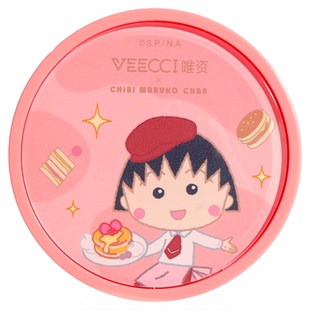 樱桃小丸子ip联名!唯资拍拍气垫腮红水光多用膏自然哑光提亮修容