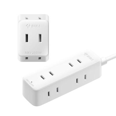 公牛插座两极迷你智能2孔插排