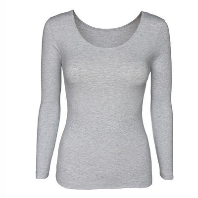 莫代尔款大纯棉单件低领保暖内衣