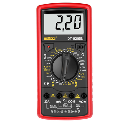 拓力士高精度数字智能防烧万用表