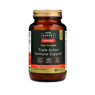 【临期】英国HB荷柏瑞自护力胶囊益生菌肠道成人抵抗力保健营养品