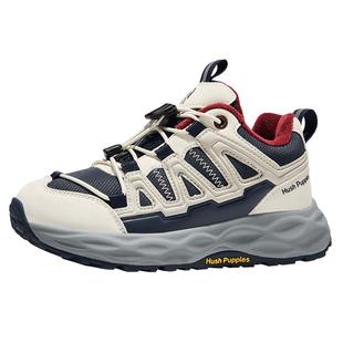 暇步士童鞋男童运动鞋儿童棉鞋蓝色冬季加绒保暖软底户外登山鞋子