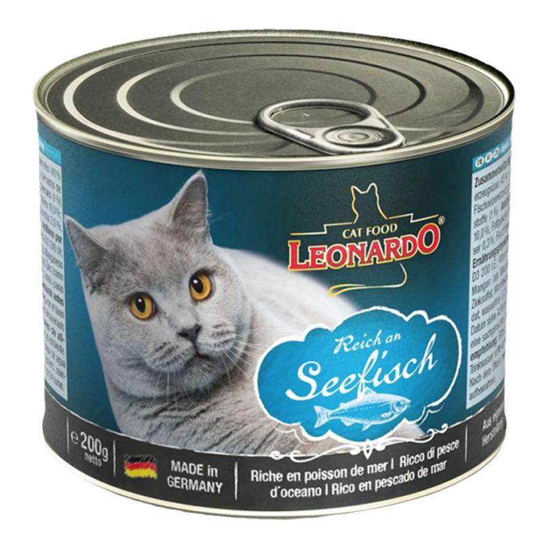 leonardo德国小李子猫罐头猫咪主食湿粮罐头餐包幼猫成猫发腮营养
