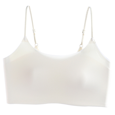 细肩带内衣女隐形无痕美背一体式