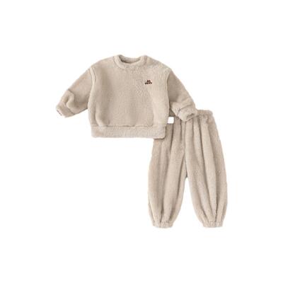 儿童睡衣秋冬款女童家居服加厚