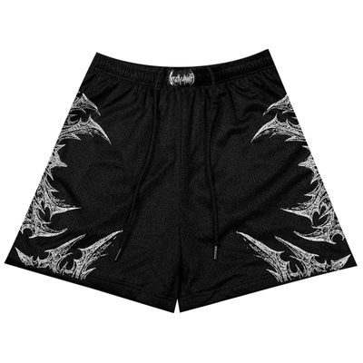 美式弹力透气速干三分健身短裤薄