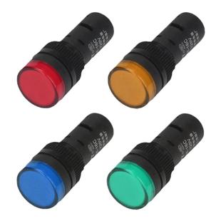 LED信号灯HL AD16-16C 16MM 电源指示灯12V 24V 220V380V 红绿黄