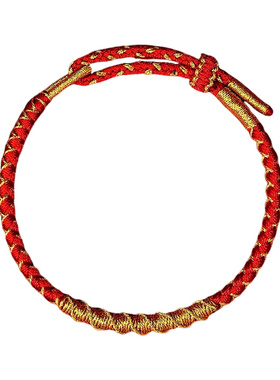 灵隐2026马年红绳手链金刚结龙鳞属马本命年红色手绳符