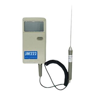高精度便携式数字测温仪 温度表 点温计JM222 物业热力供暖测室温