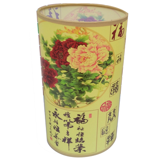 定制羊皮纸PVC灯罩台灯吊灯柔光茶楼过道酒店墙壁灯落地灯直筒罩