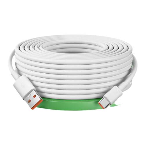 YUSHEDA加长Type-c数据线5m快充适用华为小米vivo安卓手机8m充电器超长线tpc家用360监控摄像头通用3米延长线