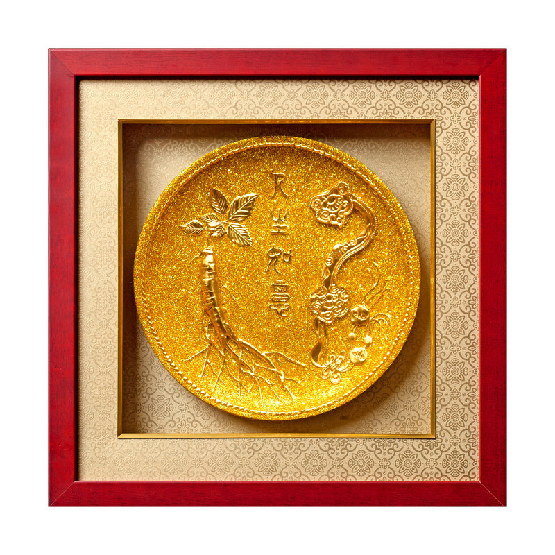 鹭艺轩人生如意金箔摆件乔迁礼物