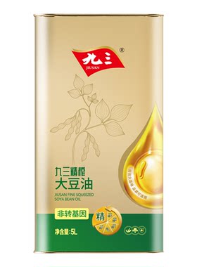 九三精榨大豆油铁桶笨榨压榨豆油