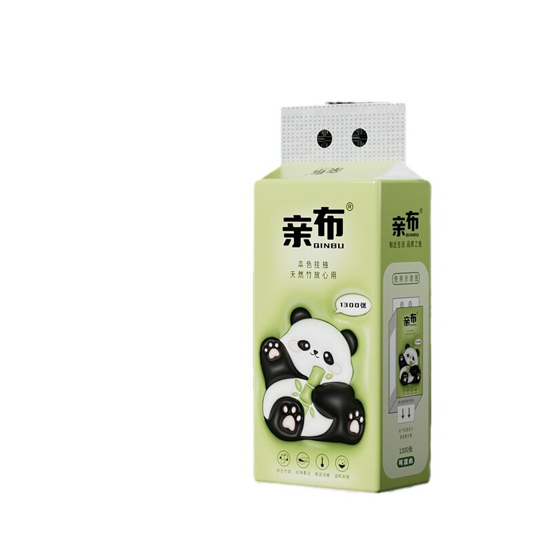 春南竹浆本色悬挂式抽纸家用厕纸