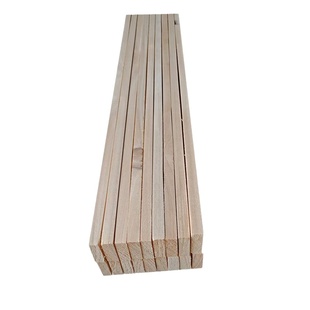 定制抛光杉木实木条子扁条木方diy手工装饰条相框花架料龙骨长条