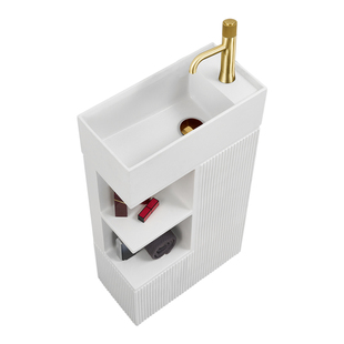 极窄立柱盆一体落地台盆洗手盆小户型卫生间迷你立式洗漱台洗手池