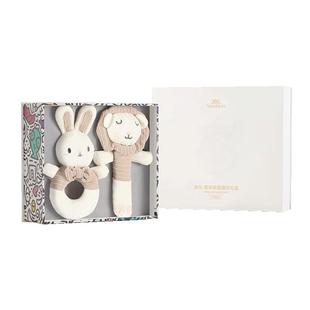 英氏新生儿手摇铃婴儿安抚玩具礼盒宝宝满月礼物儿童生日伴手礼