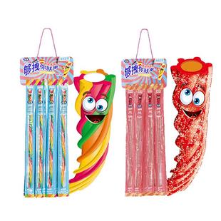 西班牙进口Fini菲尼拽拽软糖混合水果味30g*24条旋转彩虹儿童糖果