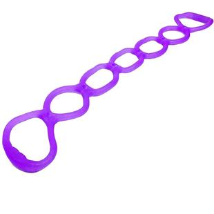 瑜伽果冻弹力带七孔硅胶拉力绳果冻带瑜伽弹力带开肩连环拉力绳