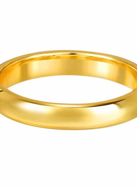 泥鳅背戒指实心古法情侣对戒