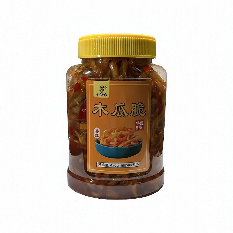 黄后牛恋木瓜丝酸辣脆下饭泡菜