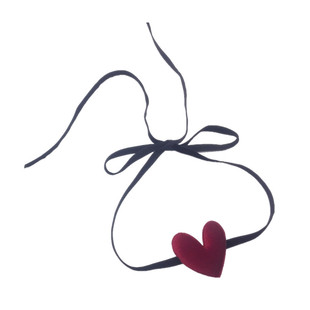 choker丝绒长款天鹅绒丝带少女爱心小香风细项链chocker颈链 复古